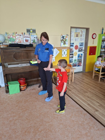 Navštívila nás paní policistka